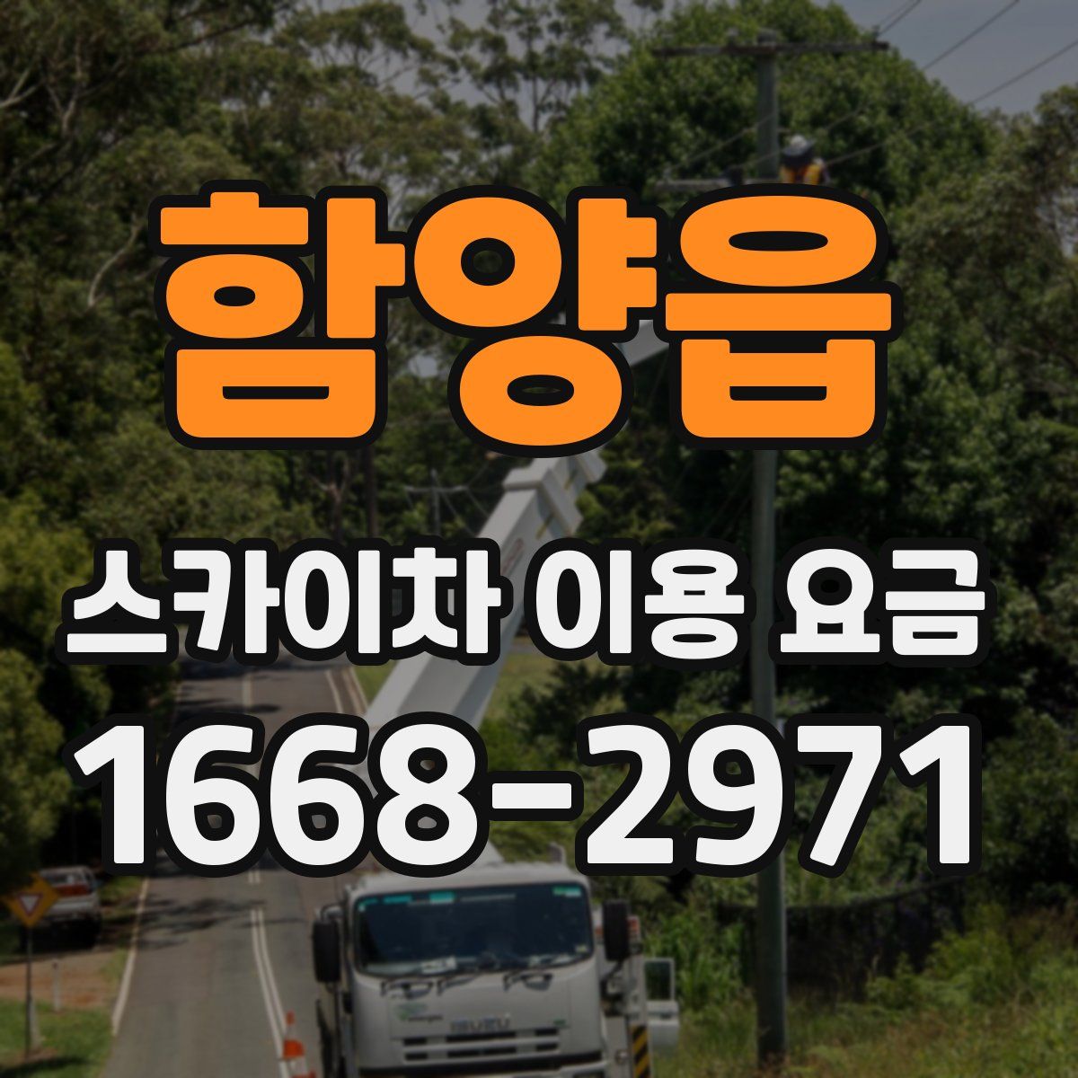 함양읍 스카이차 이용 요금