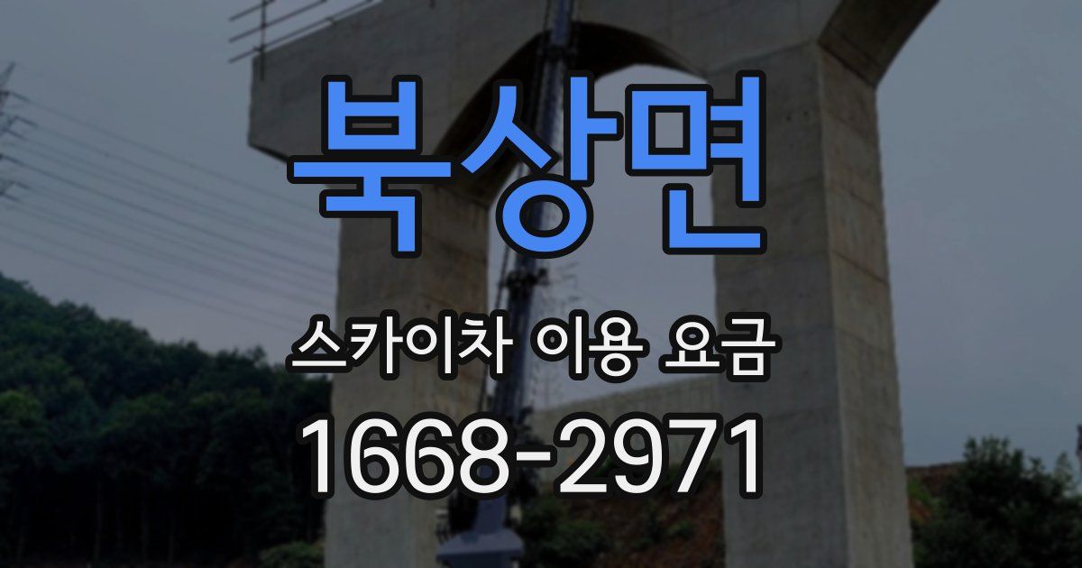 북상면 스카이차 이용 요금