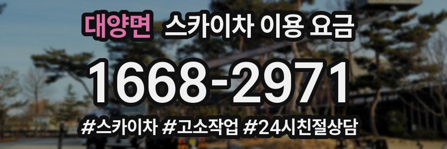 대양면 스카이차 이용 요금