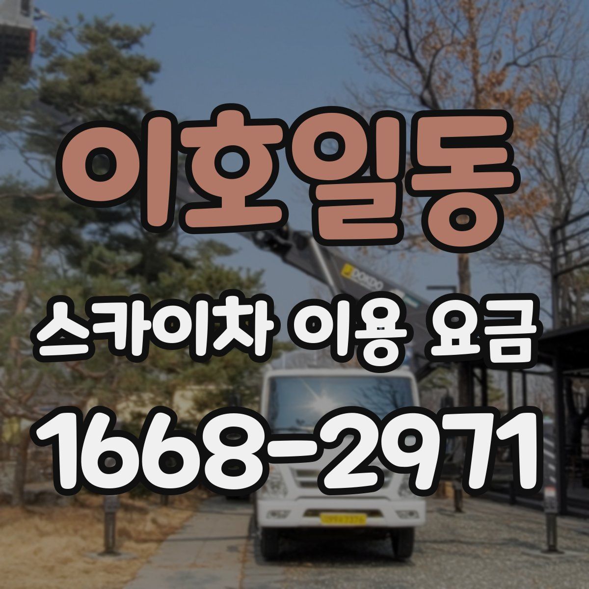 이호일동 스카이차 이용 요금