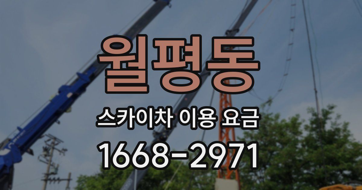 월평동 스카이차 이용 요금