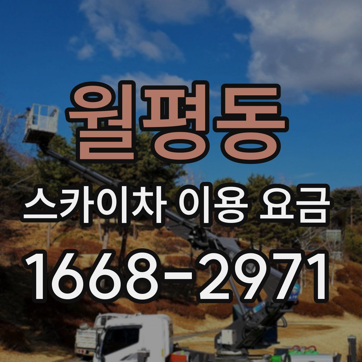 월평동 스카이차 이용 요금