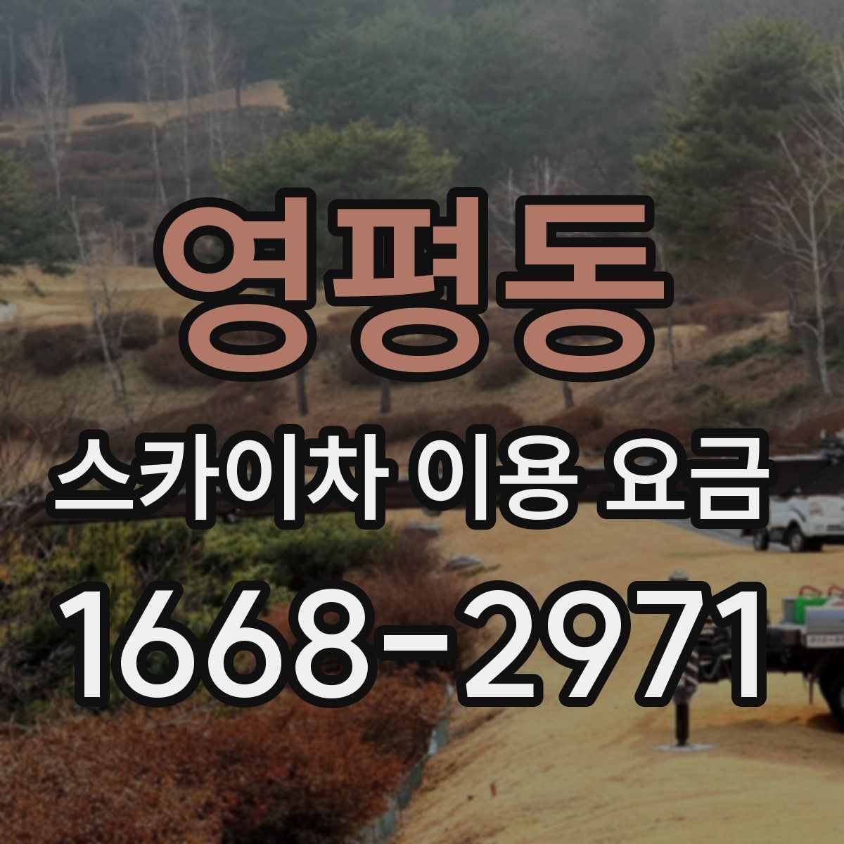 영평동 스카이차 이용 요금