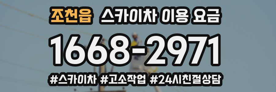조천읍 스카이차 이용 요금