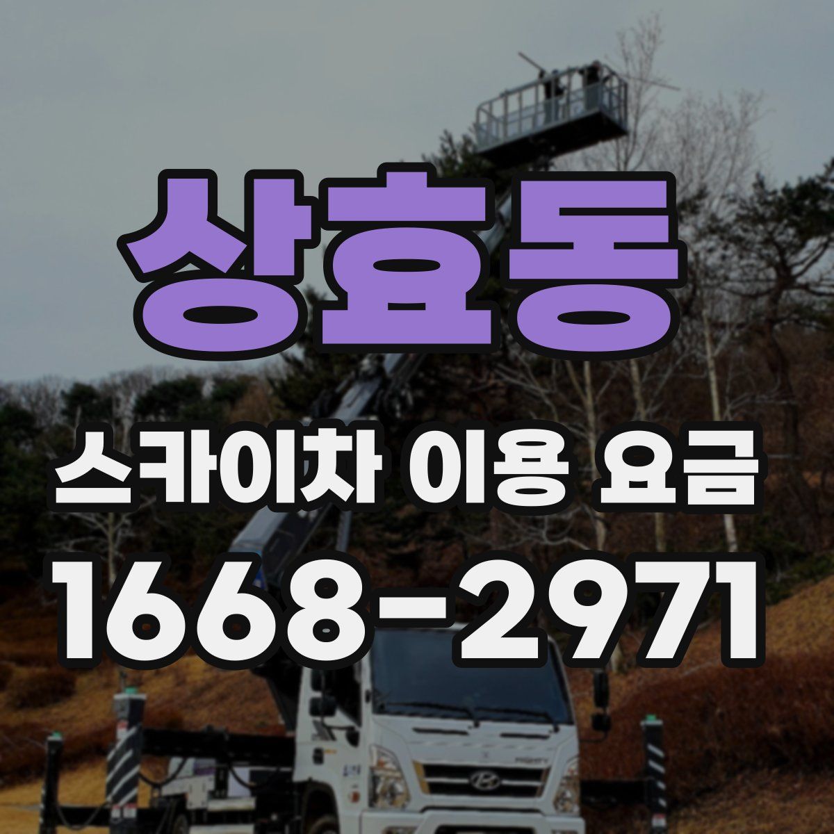 상효동 스카이차 이용 요금