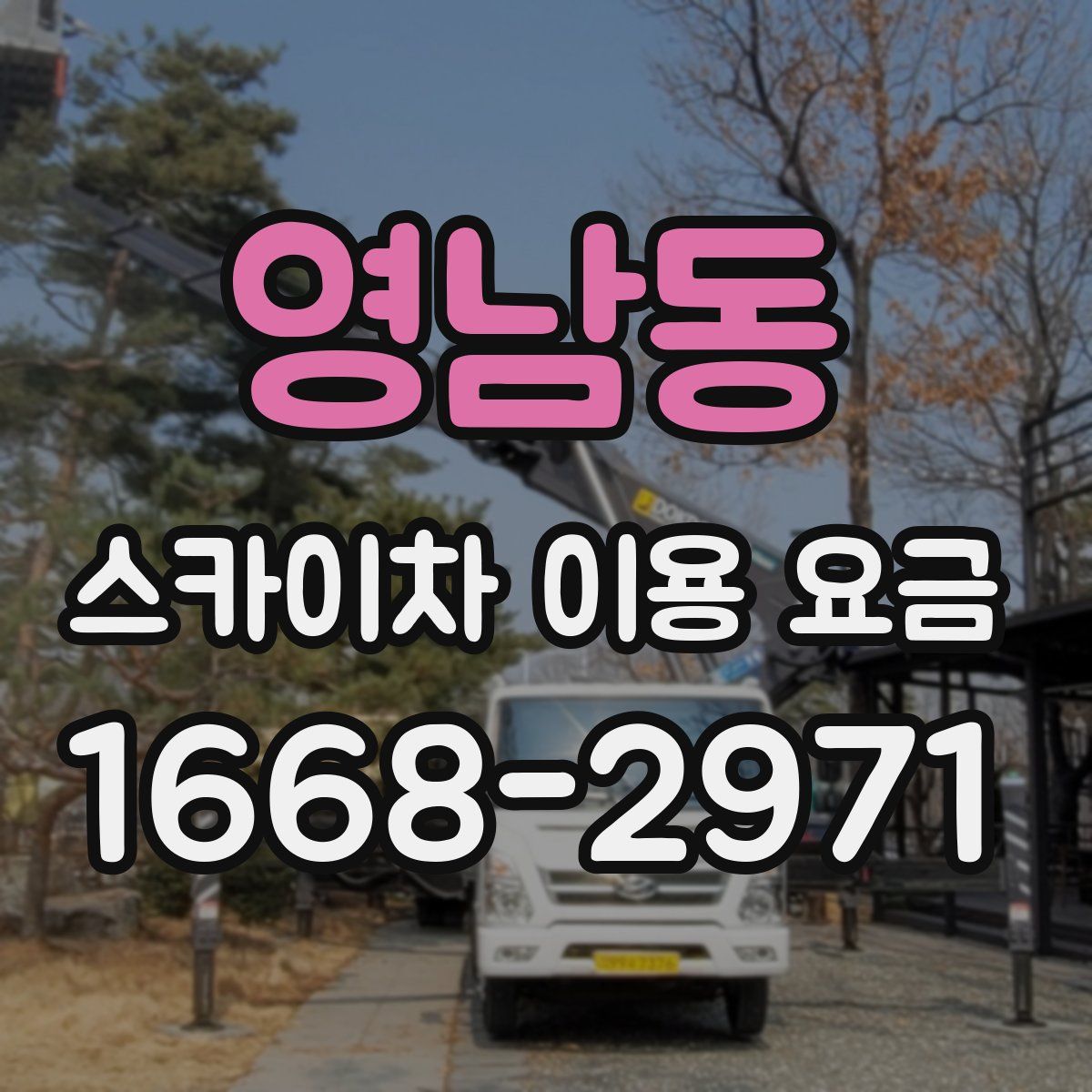 영남동 스카이차 이용 요금