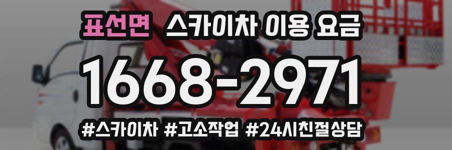 표선면 스카이차 이용 요금