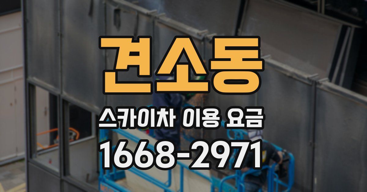 견소동 스카이차 이용 요금