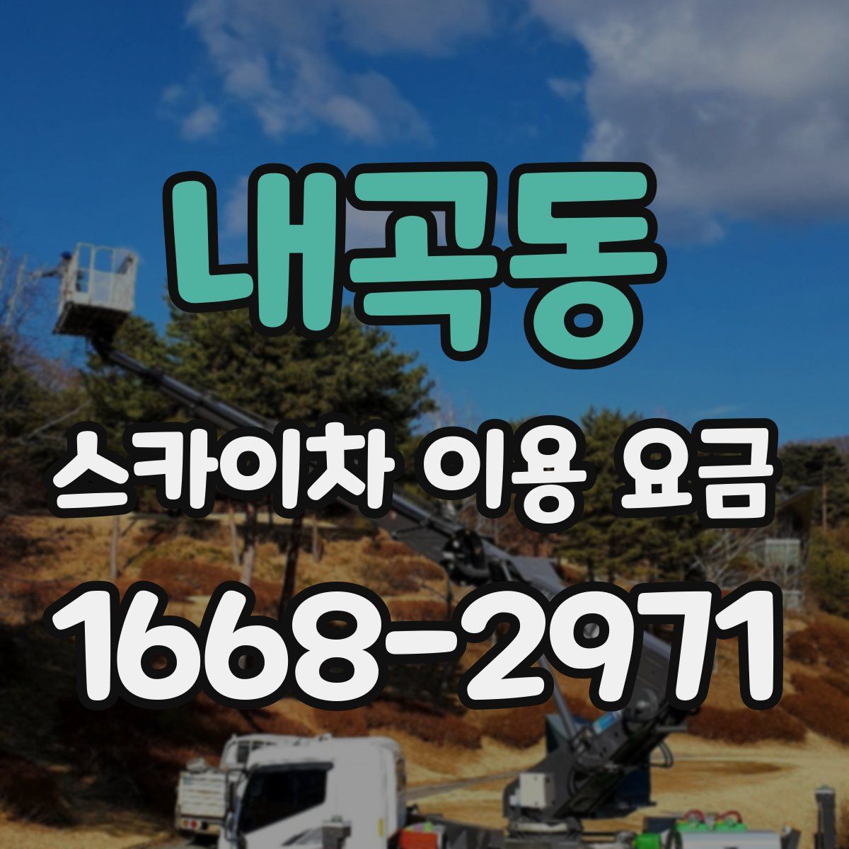 내곡동 스카이차 이용 요금