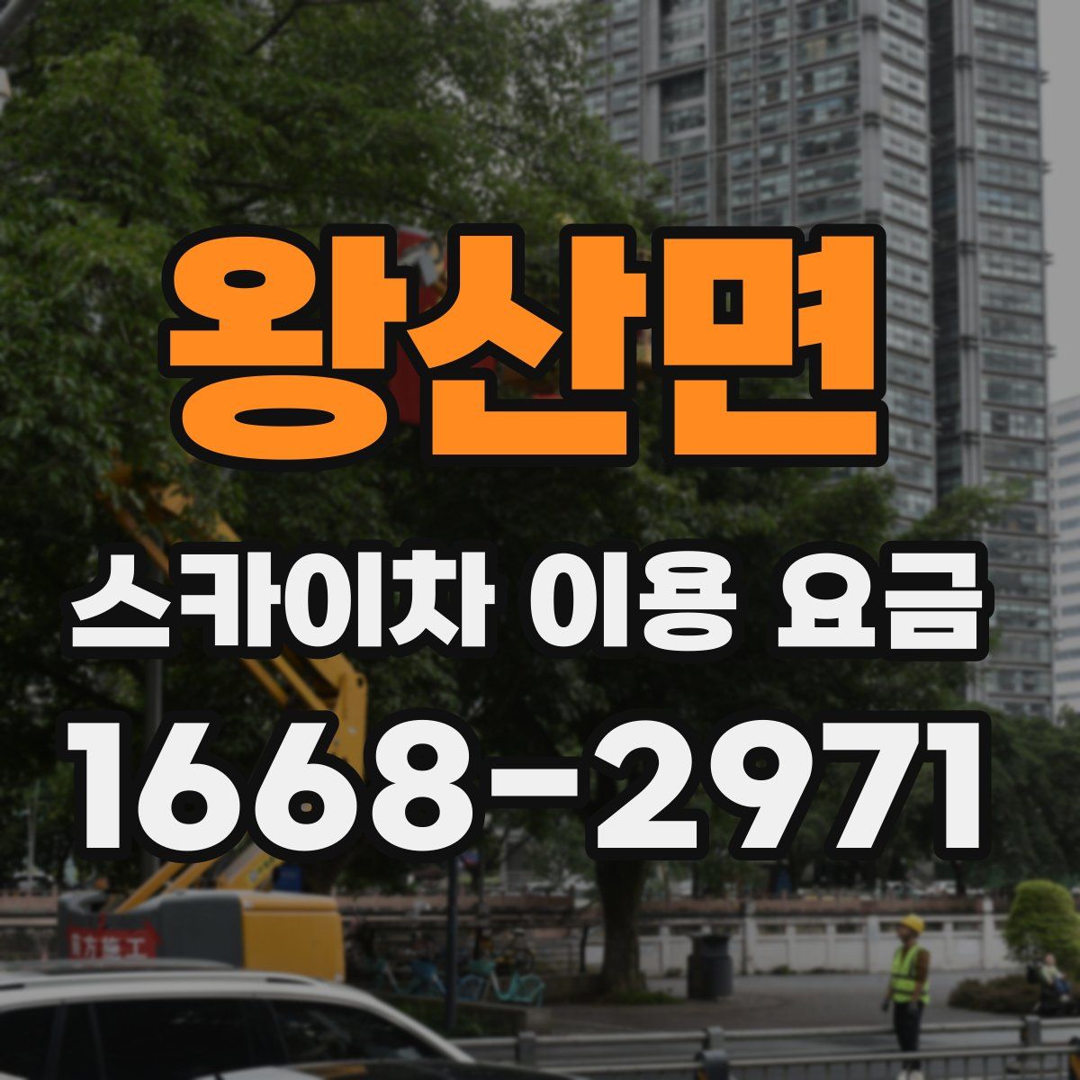 왕산면 스카이차 이용 요금