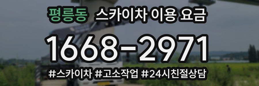 평릉동 스카이차 이용 요금