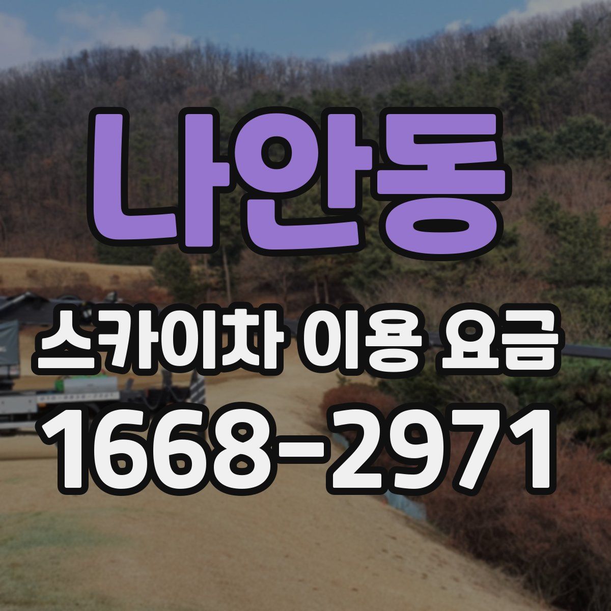 나안동 스카이차 이용 요금
