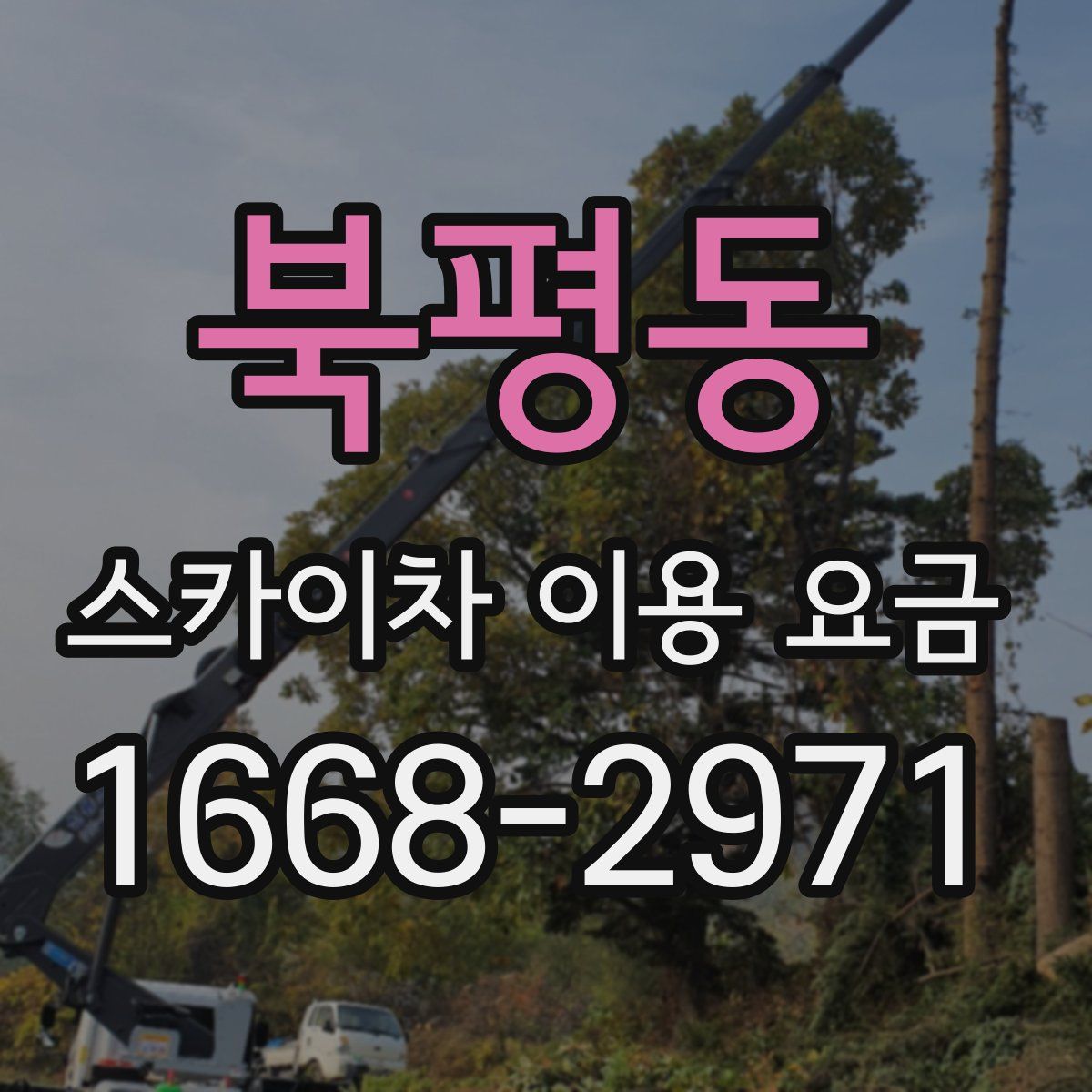 북평동 스카이차 이용 요금
