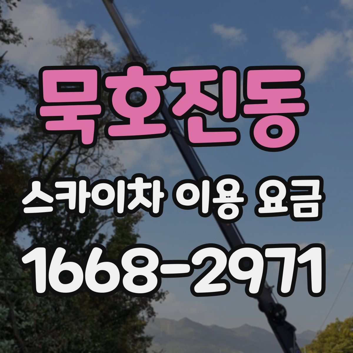 묵호진동 스카이차 이용 요금