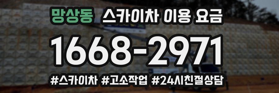 망상동 스카이차 이용 요금