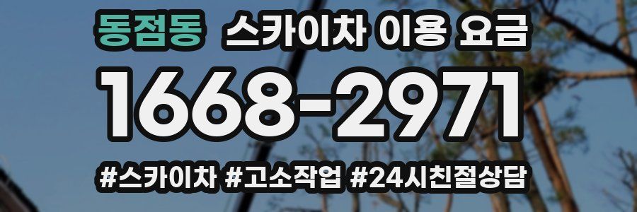 동점동 스카이차 이용 요금