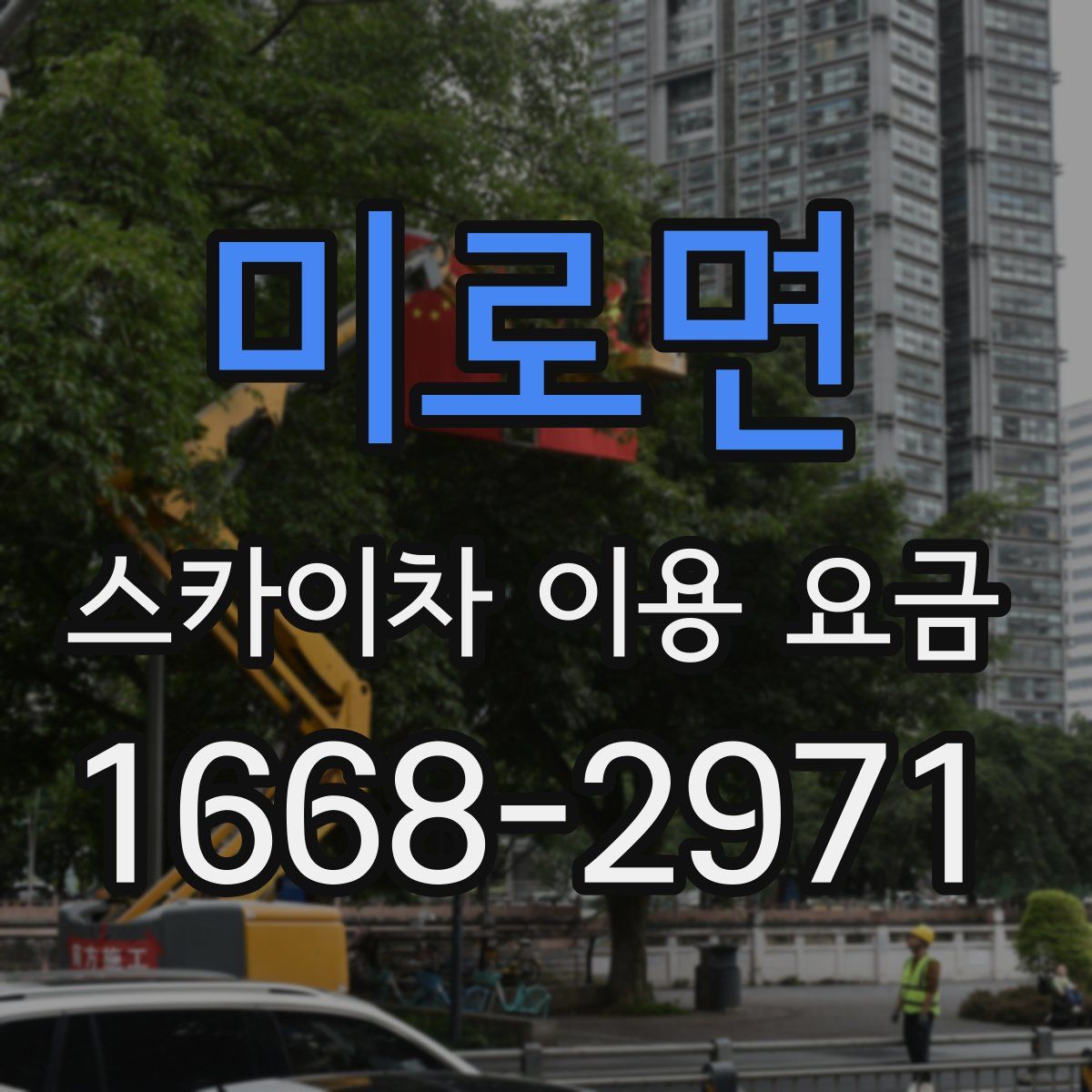 미로면 스카이차 이용 요금