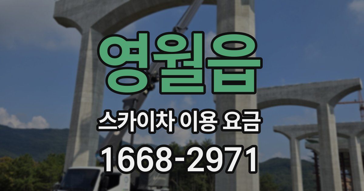영월읍 스카이차 이용 요금