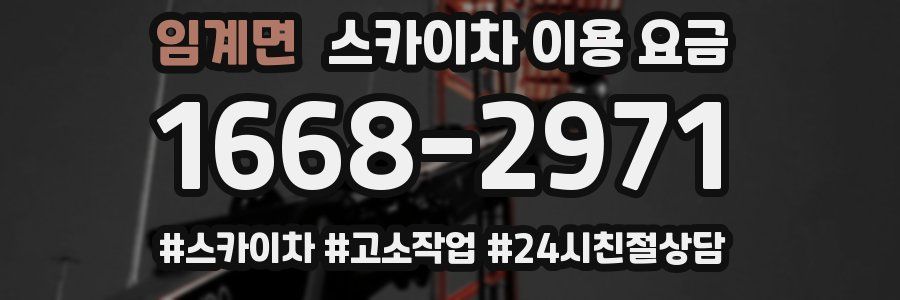 임계면 스카이차 이용 요금