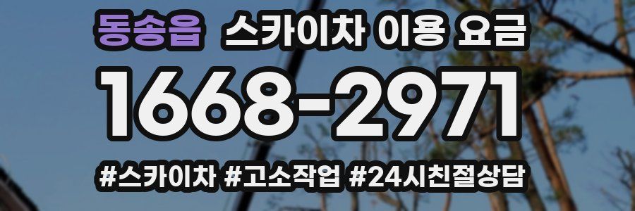 동송읍 스카이차 이용 요금