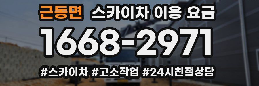 근동면 스카이차 이용 요금