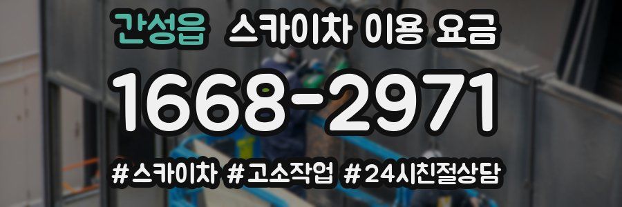 간성읍 스카이차 이용 요금