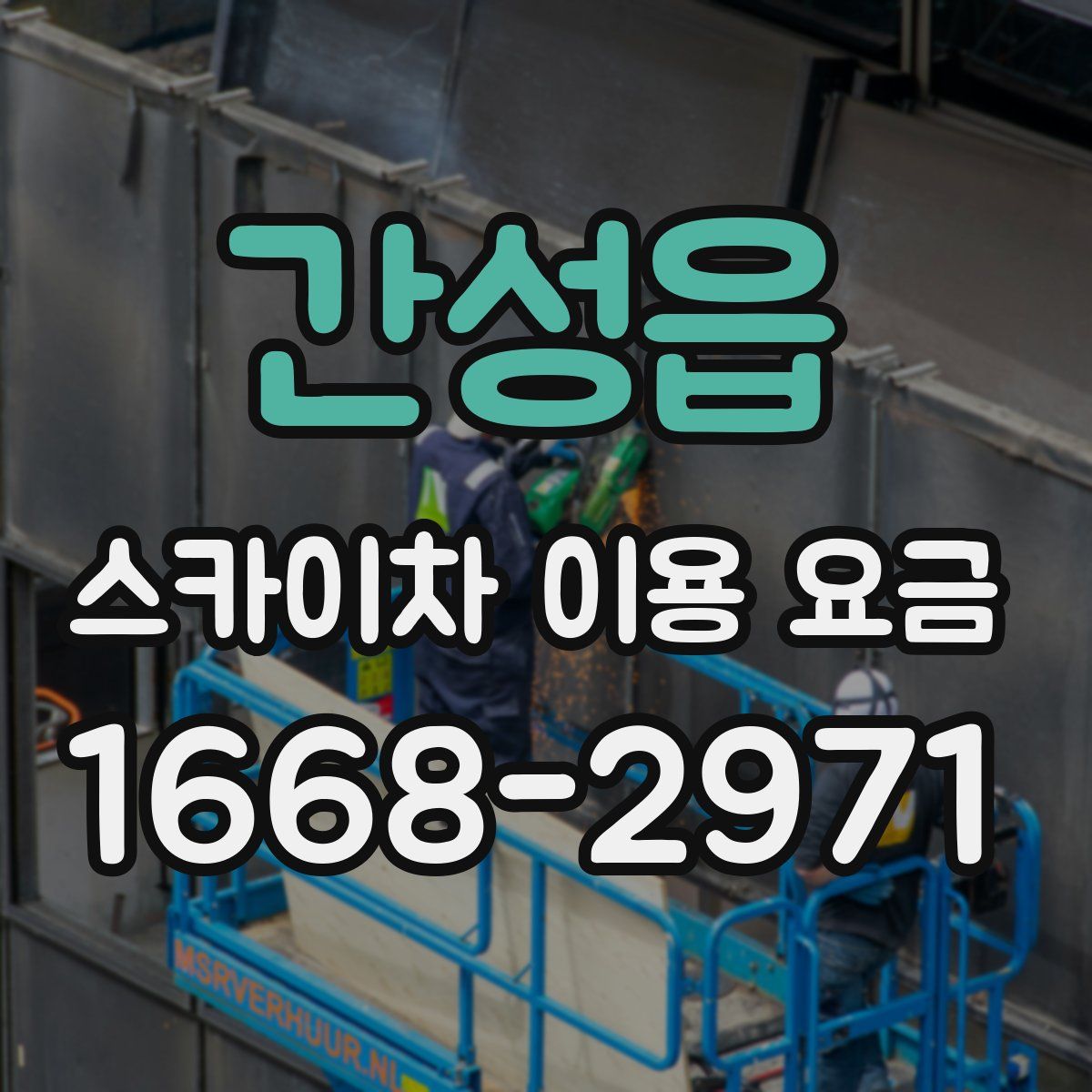 간성읍 스카이차 이용 요금