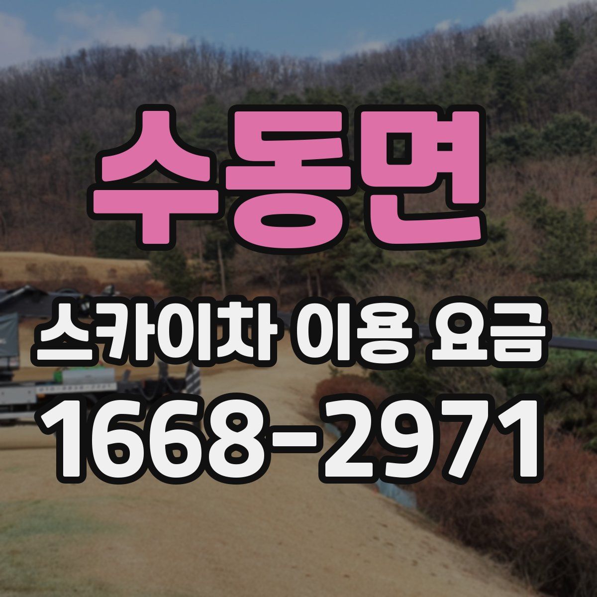 수동면 스카이차 이용 요금