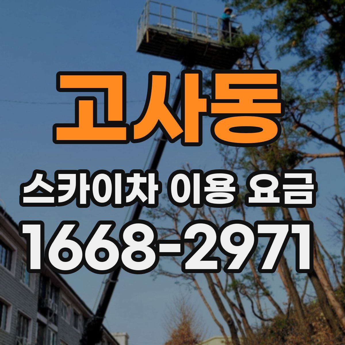 고사동 스카이차 이용 요금