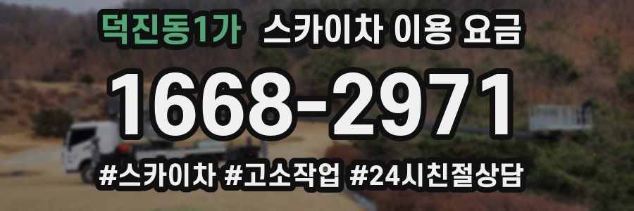 덕진동1가 스카이차 이용 요금