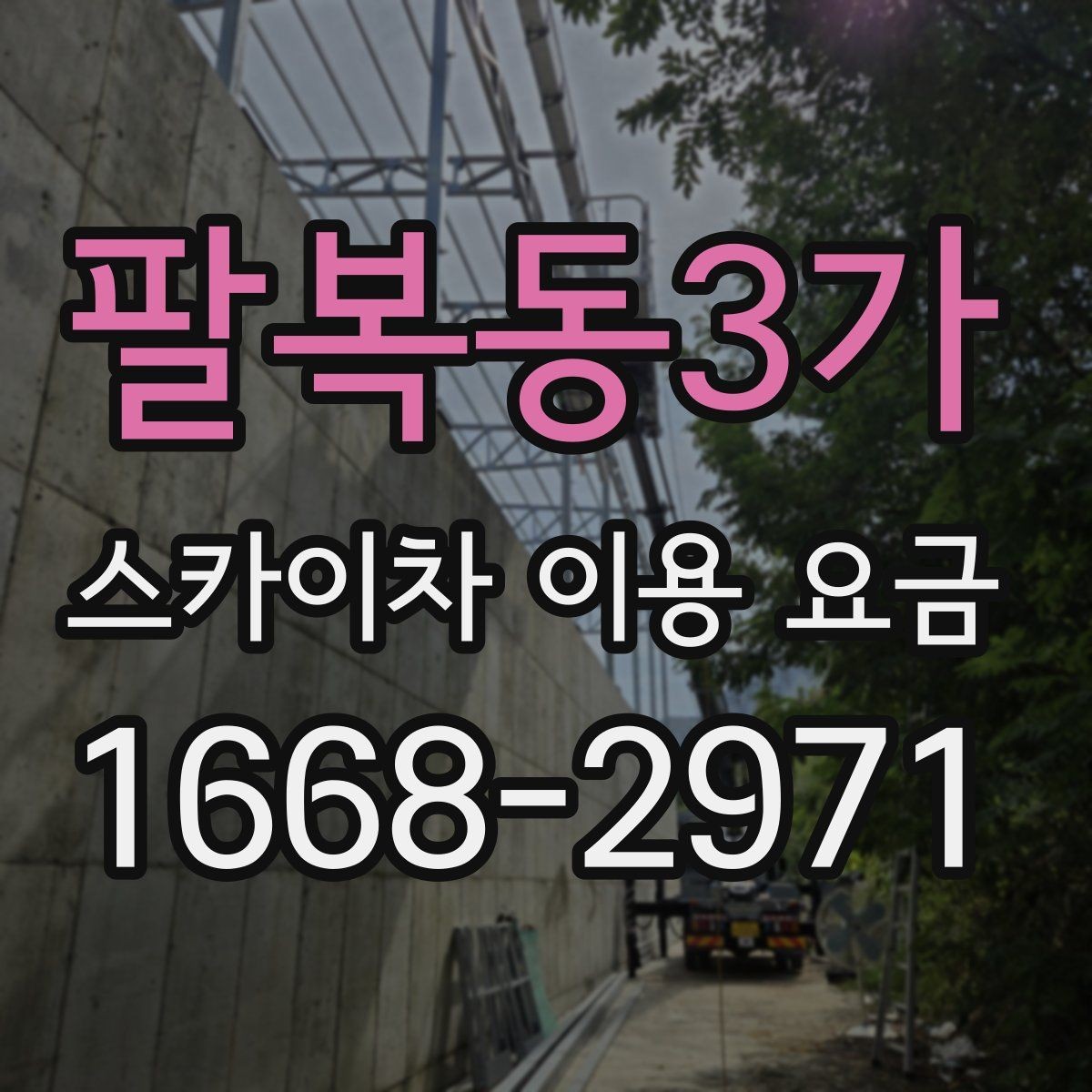 팔복동3가 스카이차 이용 요금 확인 시 비교해야 할 조건