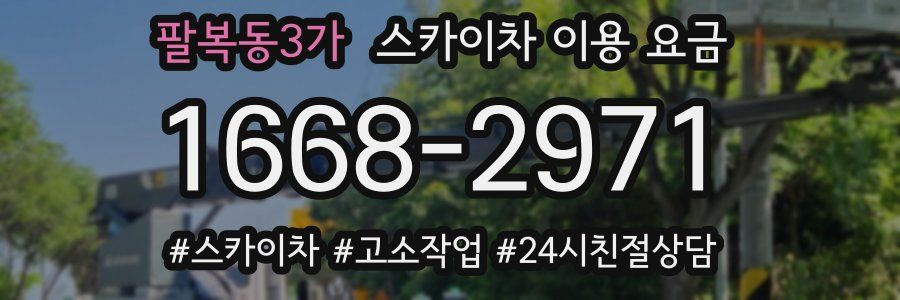 팔복동3가 스카이차 이용 요금