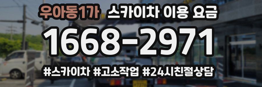우아동1가 스카이차 이용 요금