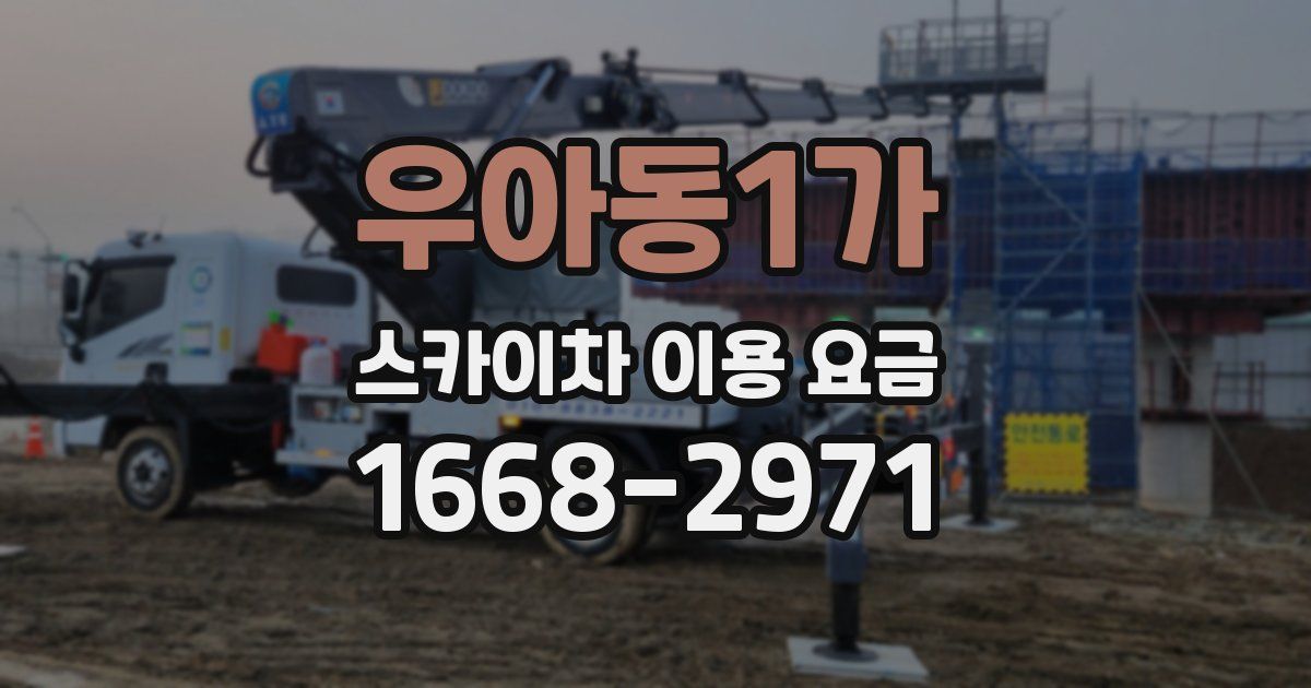 우아동1가 스카이차 이용 요금