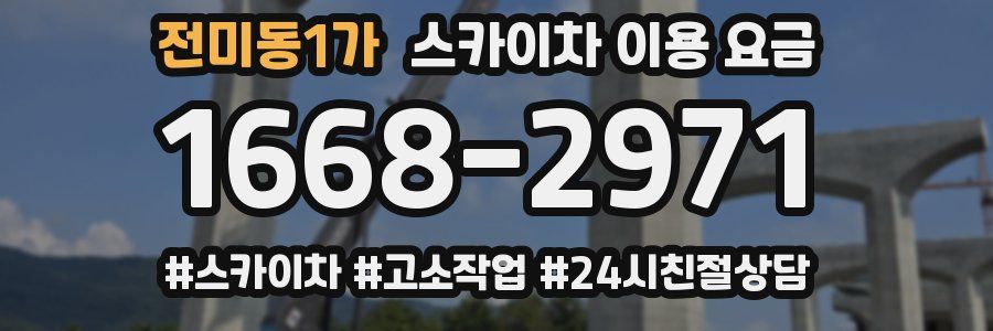 전미동1가 스카이차 이용 요금