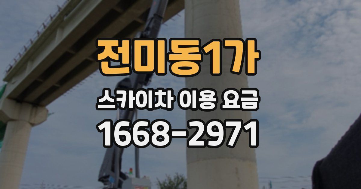 전미동1가 스카이차 이용 요금