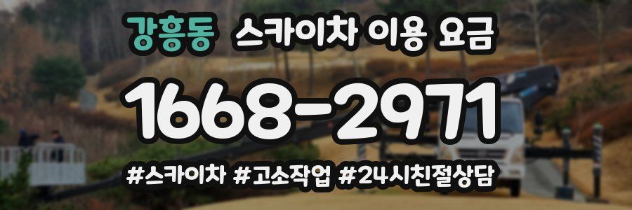 강흥동 스카이차 이용 요금
