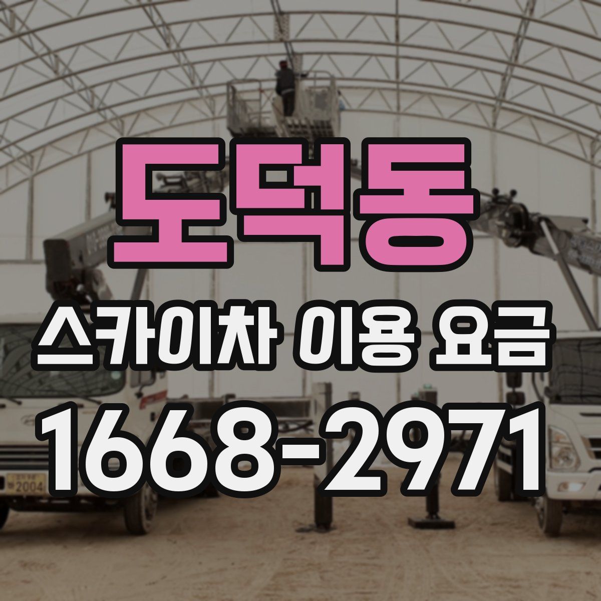 도덕동 스카이차 이용 요금