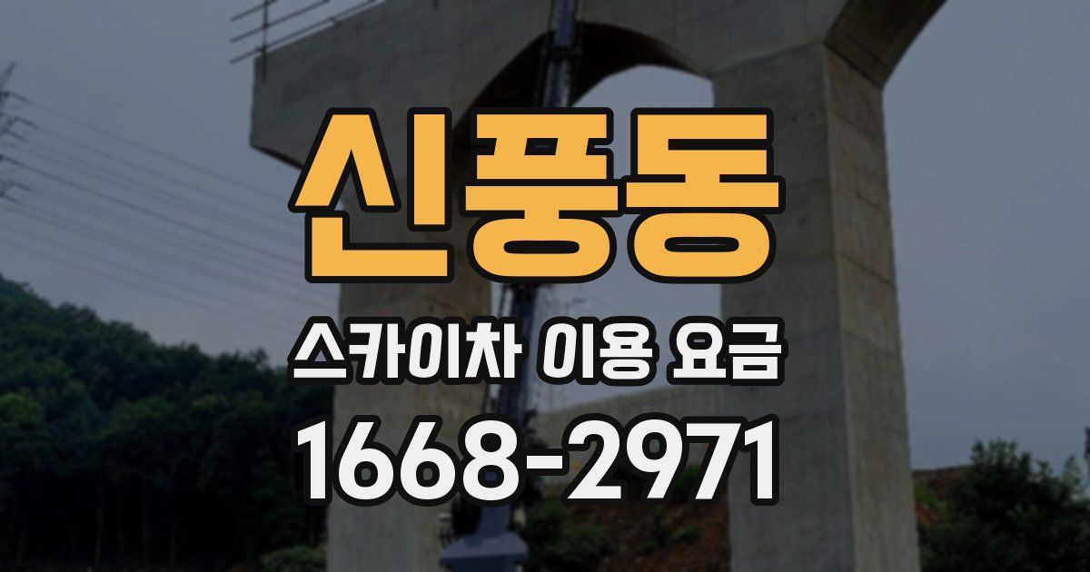 신풍동 스카이차 이용 요금
