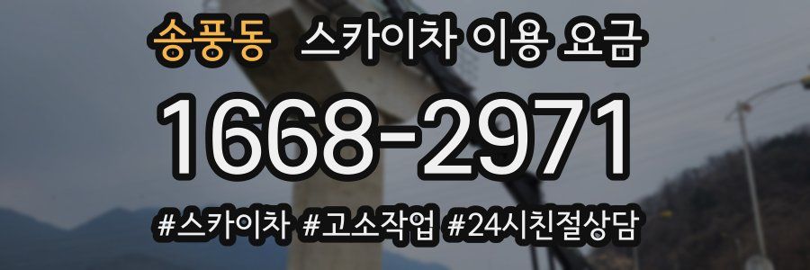 송풍동 스카이차 이용 요금