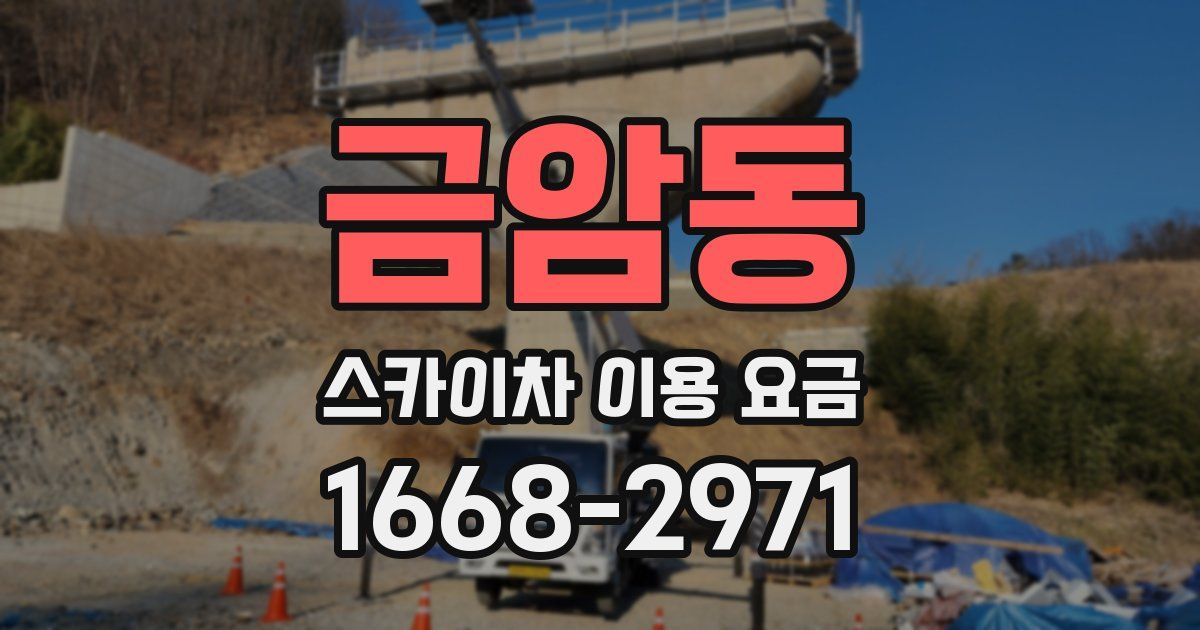 금암동 스카이차 이용 요금