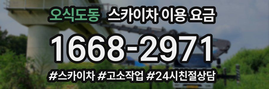 오식도동 스카이차 이용 요금