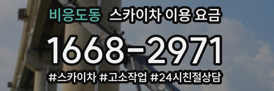 비응도동 스카이차 이용 요금