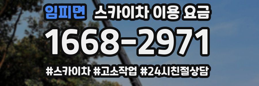 임피면 스카이차 이용 요금