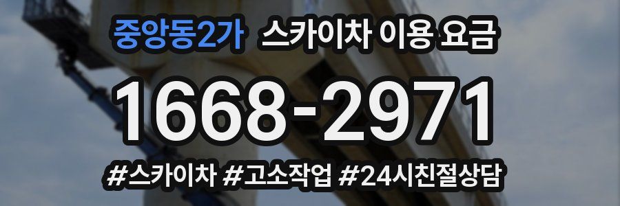 중앙동2가 스카이차 이용 요금