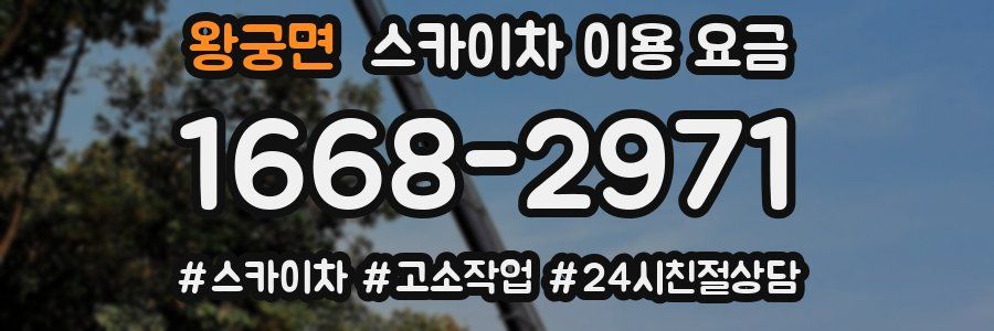 왕궁면 스카이차 이용 요금