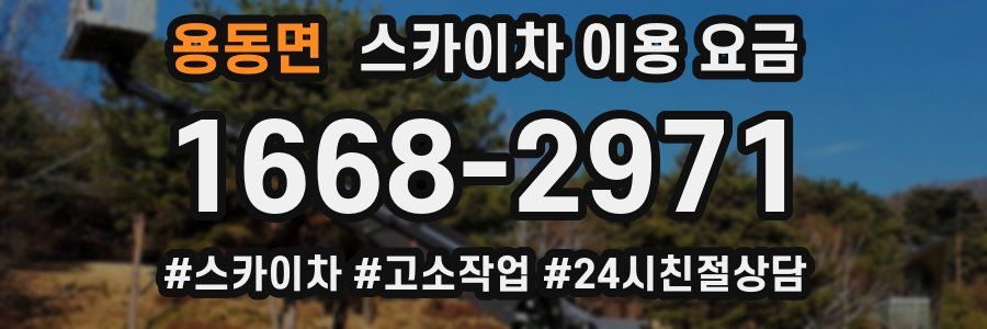 용동면 스카이차 이용 요금