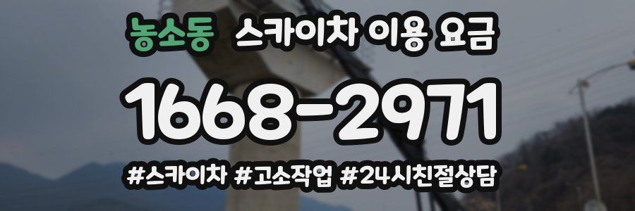 농소동 스카이차 이용 요금