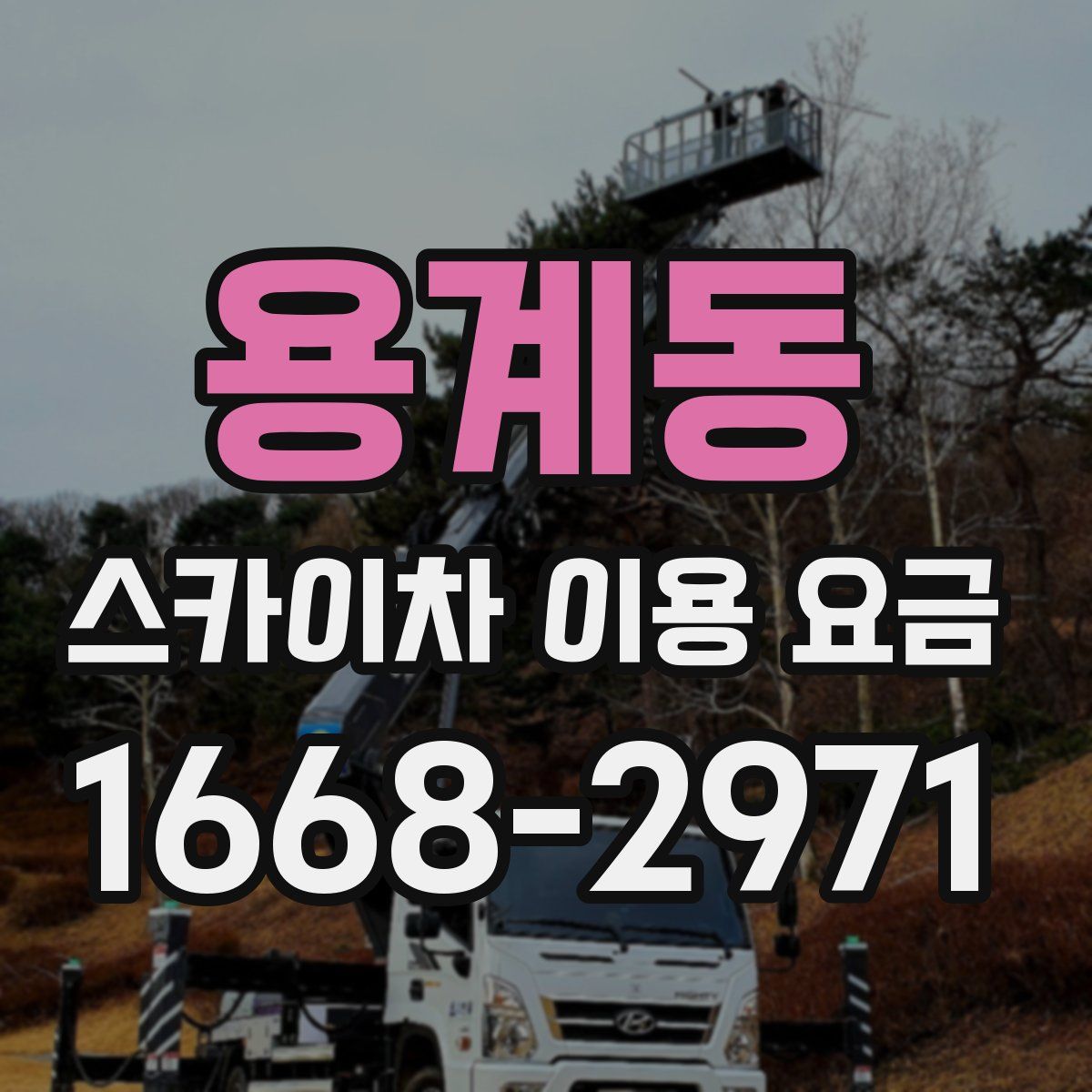 용계동 스카이차 이용 요금