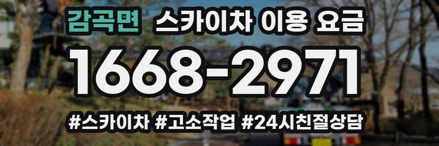 감곡면 스카이차 이용 요금